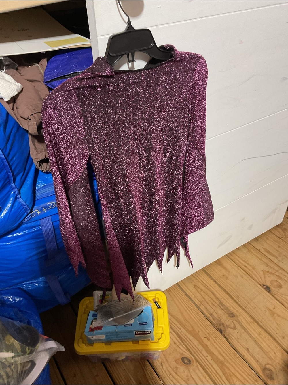 Sparkle Purple Women's Shimmer Knit Sweater